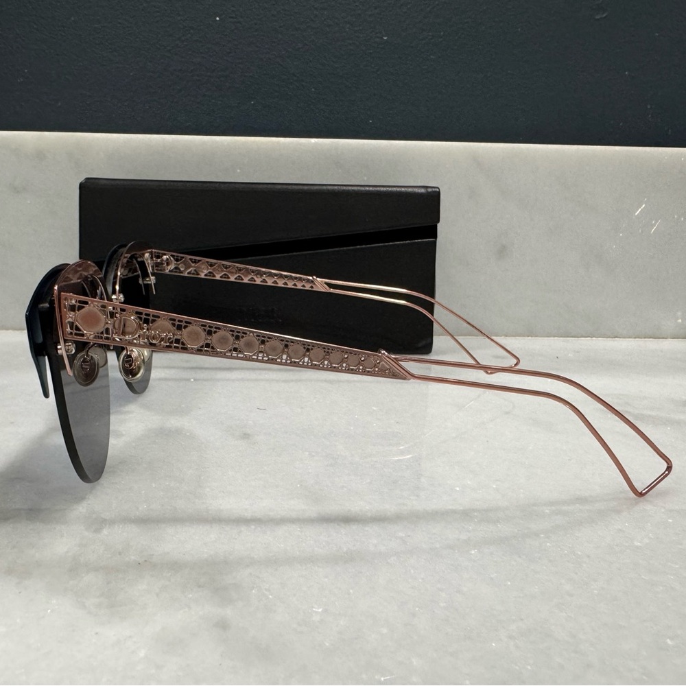 Dior Blue and Gold Sunglasses - Picture 6 of 6